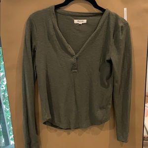 Madewell Olive Long Sleeve Tee
